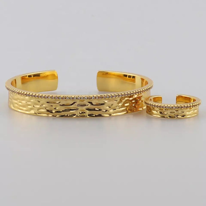 Cuff Plain Gold Jewelry - KAENA